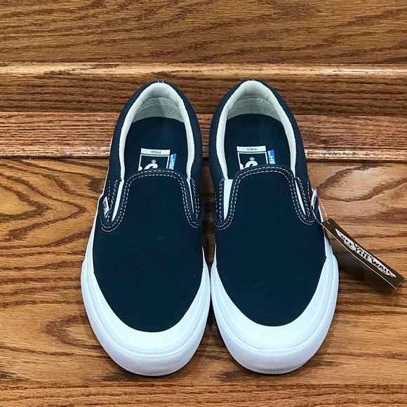 Vans Slip On Pro Toe Cap Reflecting Pond Shoes - Picture 4 of 7